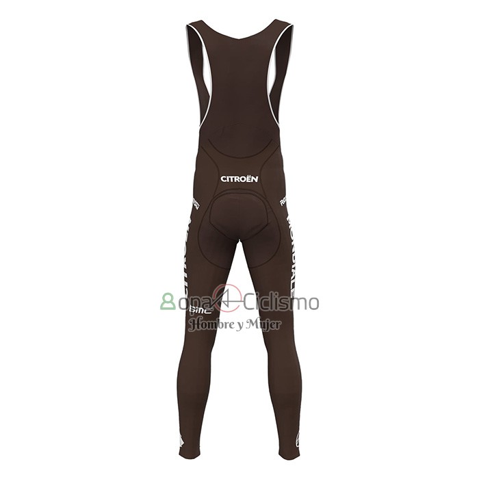 Ag2r Citroen Team Ropa Ciclismo Culotte Largo 2022 Mangas Largas Blanco